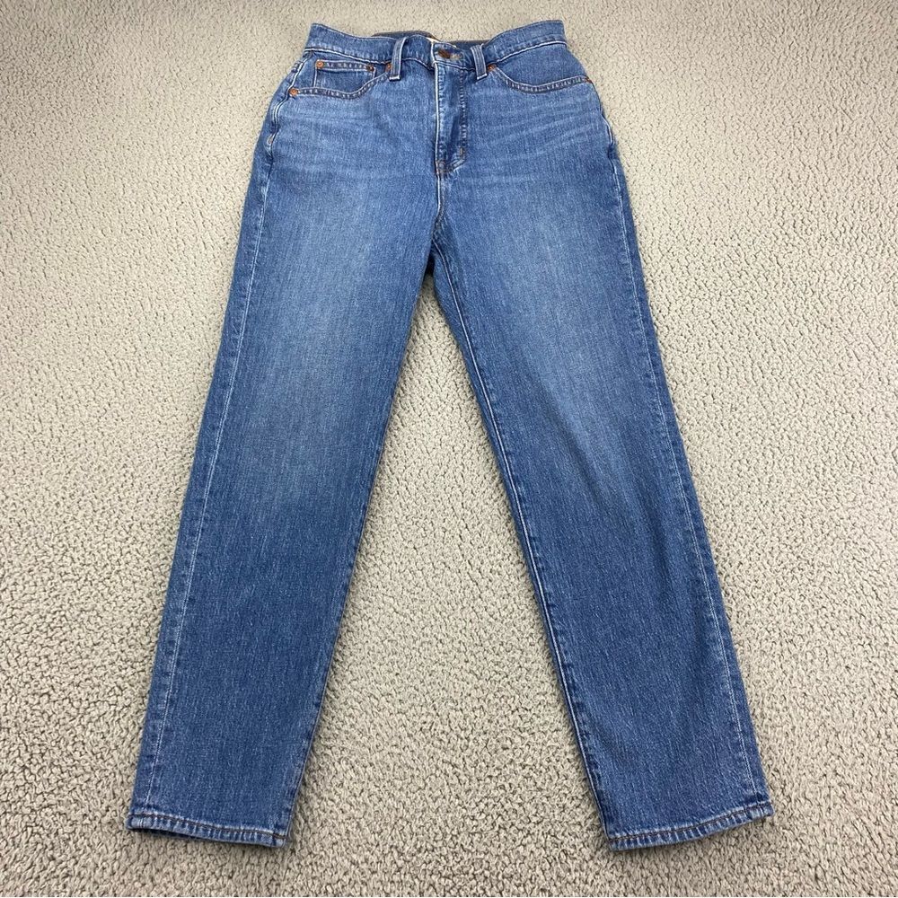 Madewell Women's The Mom Jean Hi-Rise Stretch Jeans Denim  |  Size: 26